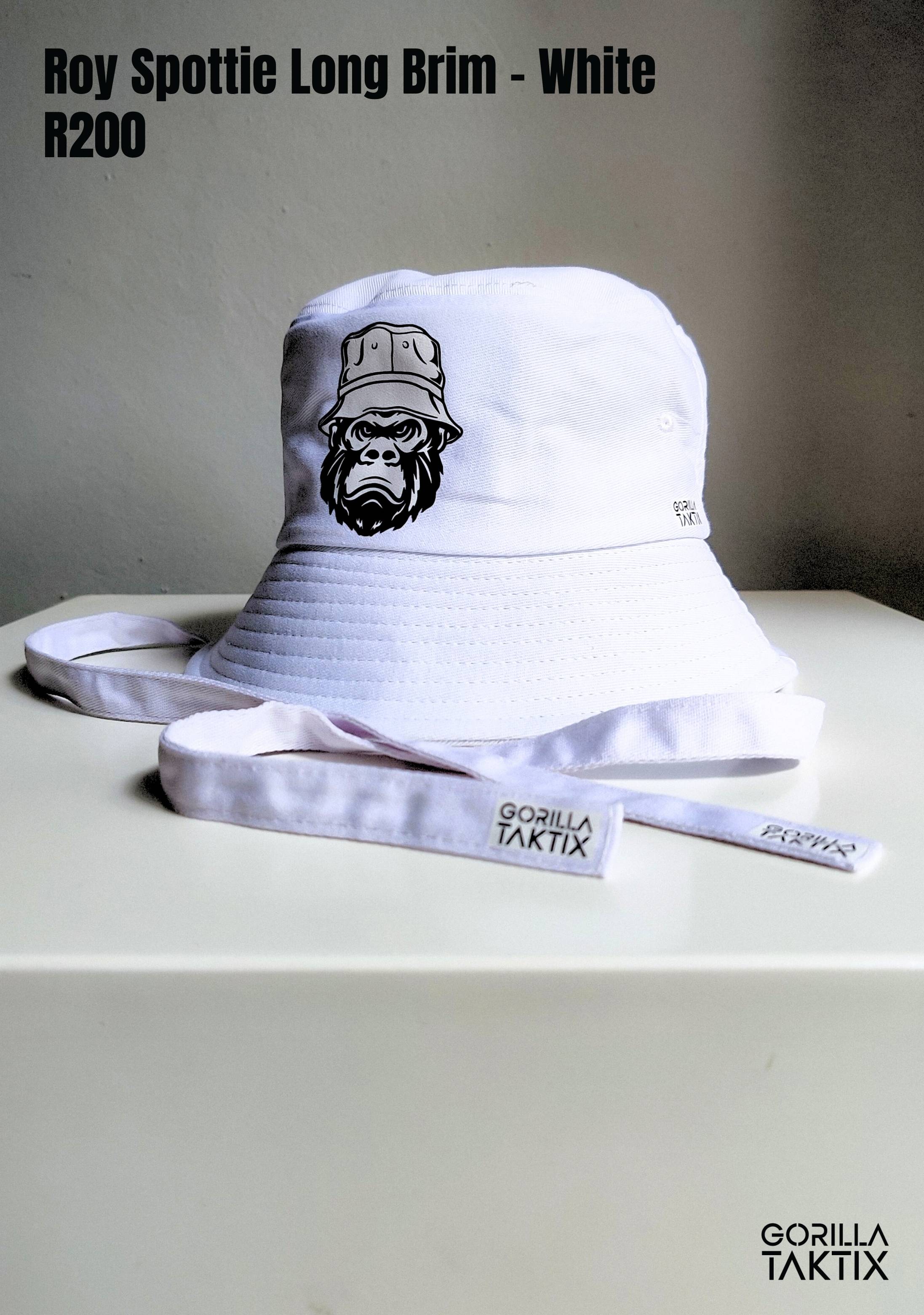Roy Spottie Long Brim - White