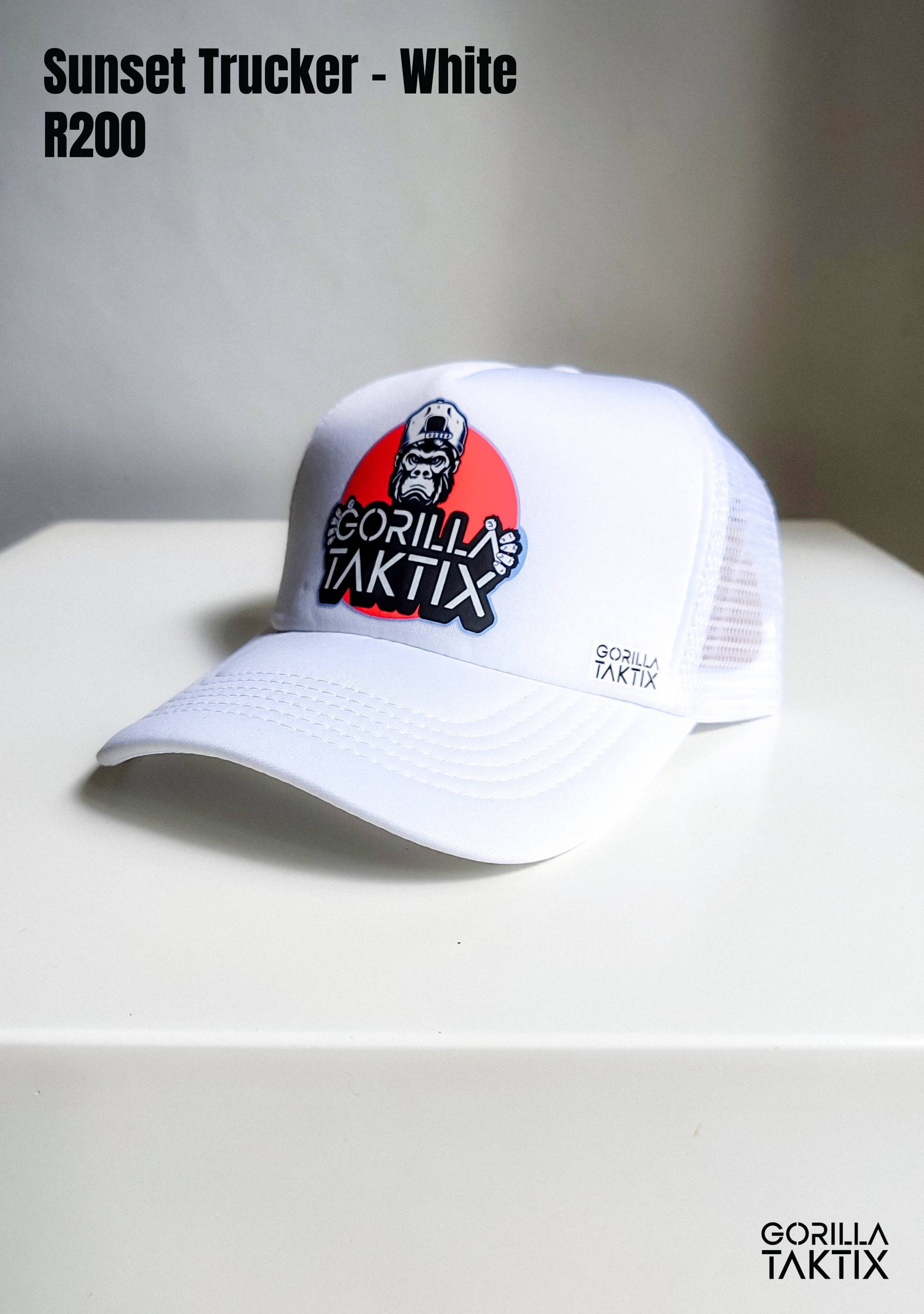 Sunset Trucker - White