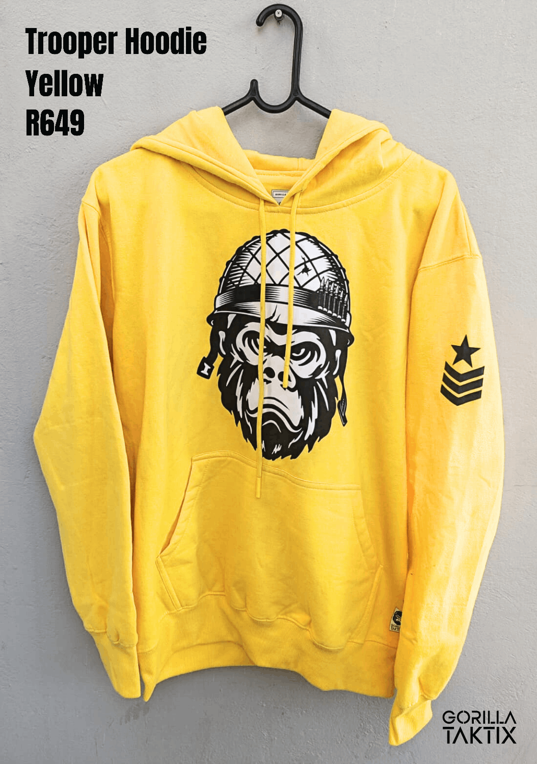 Trooper Hoodie - yellow